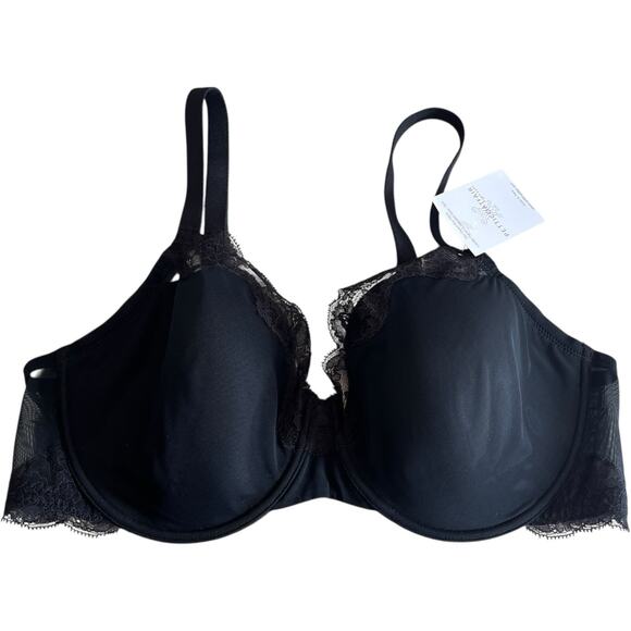 NATORI 741199 Elusive Full Fit Underwire Contour Bra Sz 40D Black - Picture 1 of 7